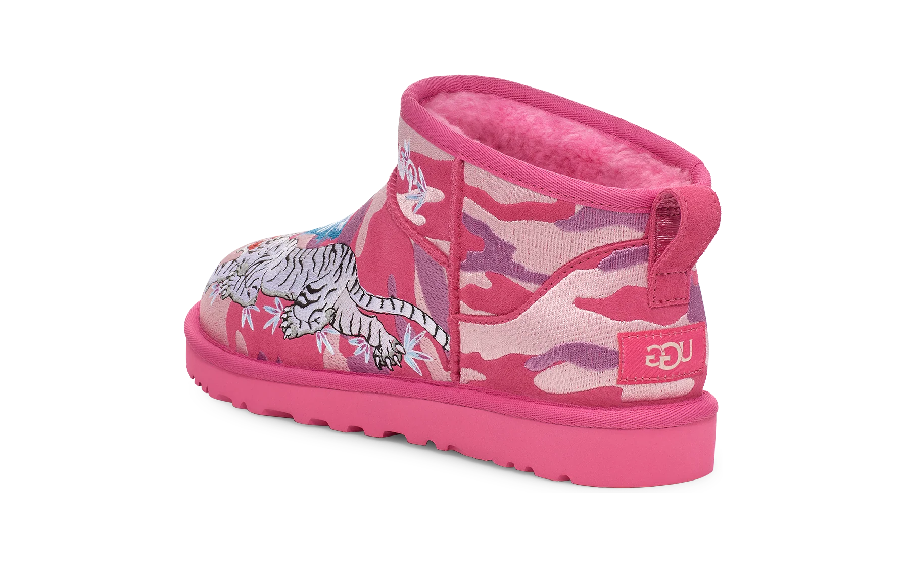 UGG Classic Ultra Mini Boot Palace Pink Camo, Pink (1172071-PKC)