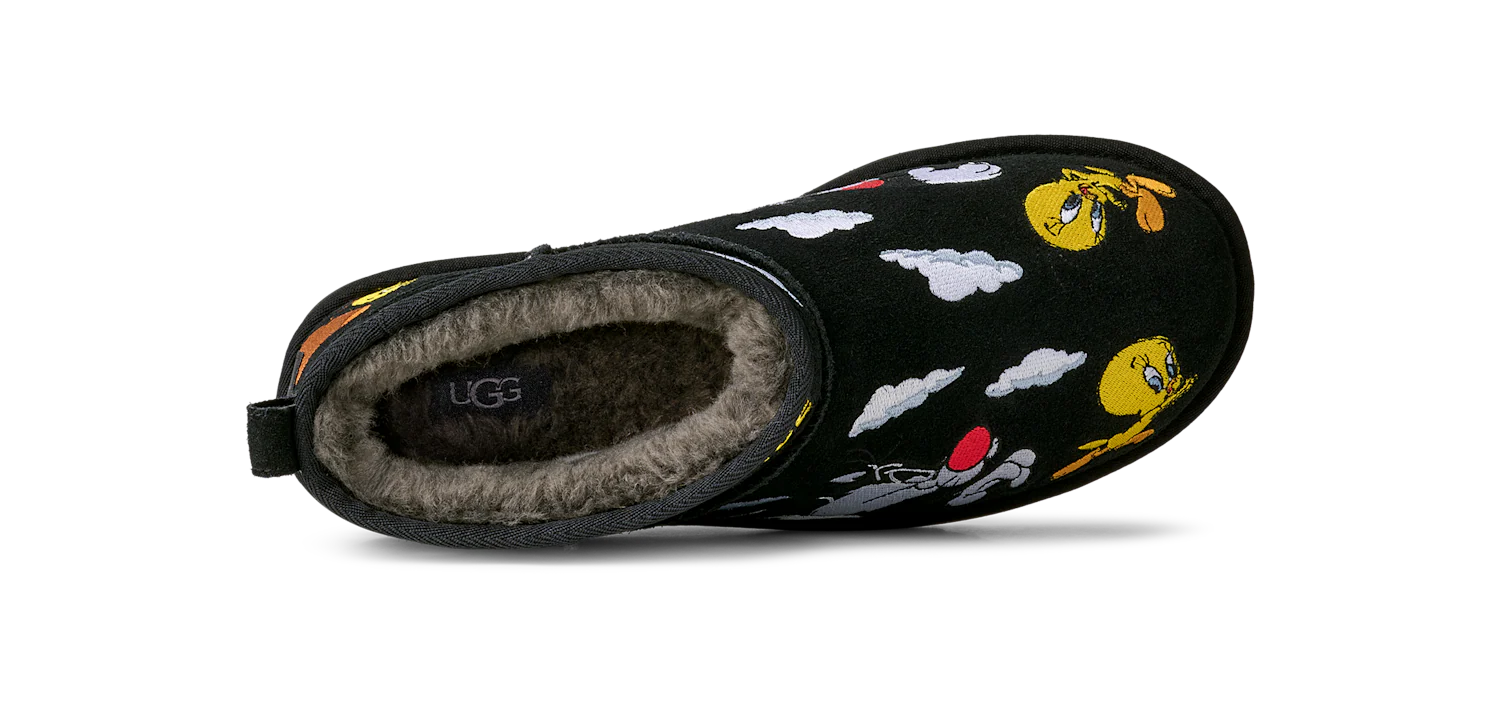 UGG Classic Ultra Mini Boot Palace x Looney Tunes Black