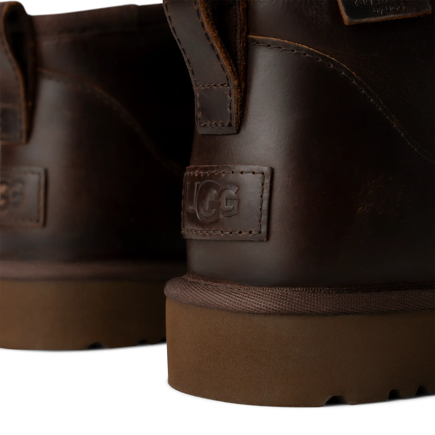 UGG Classic Ultra Mini LTHR Regen Boot Ironwood, Ironwood (1158191-IWD)