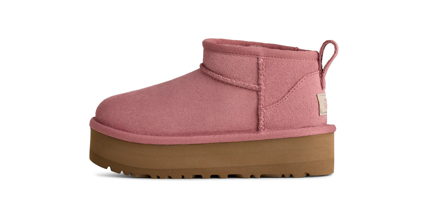 UGG Classic Ultra Mini Platform Boot Pink Dawn (Kids), Pink Dawn (1157791K-PDW)