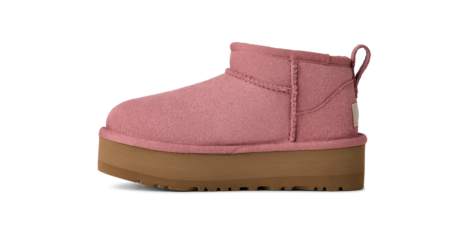 UGG Classic Ultra Mini Platform Boot Pink Dawn (Kids), Pink Dawn (1157791K-PDW)