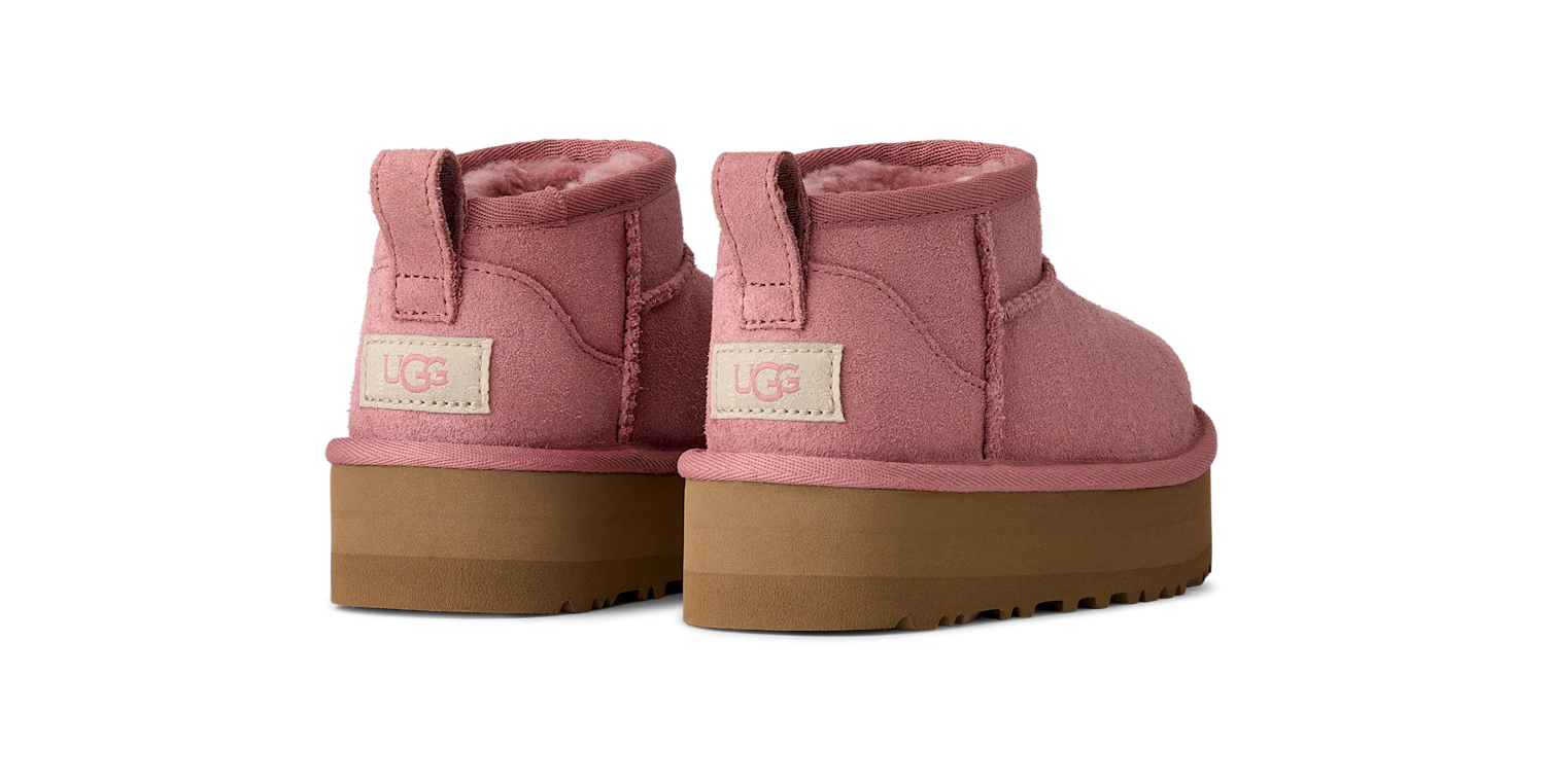 UGG Classic Ultra Mini Platform Boot Pink Dawn (Kids), Pink Dawn (1157791K-PDW)