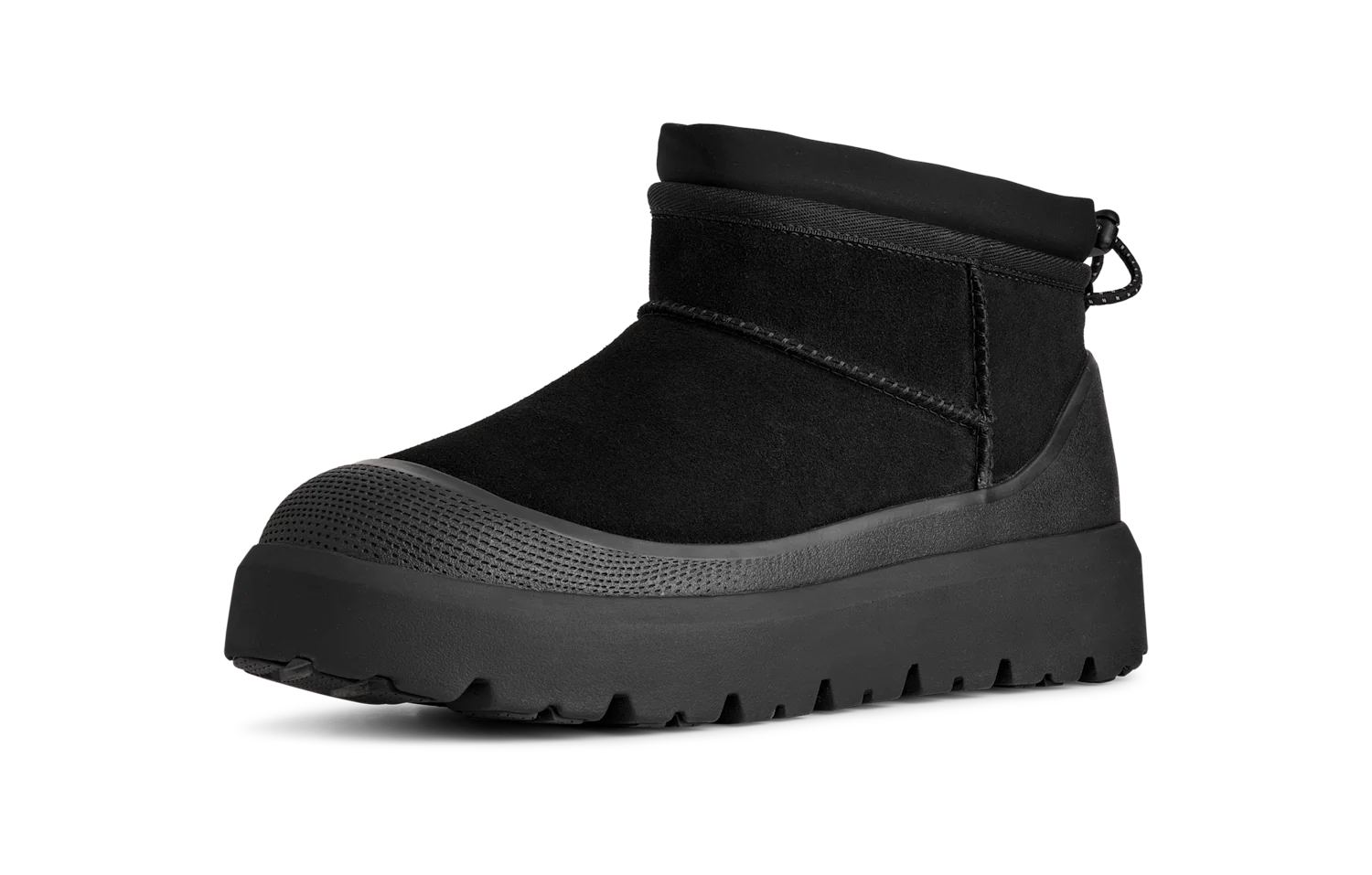 UGG Classic Ultra Mini Weather Hybrid Boot Black, Black/Black (1174196-BBLC)