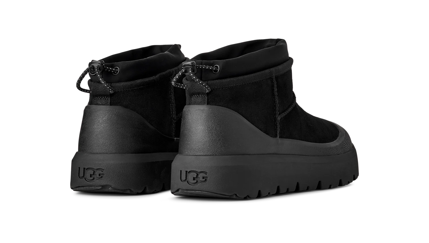 UGG Classic Ultra Mini Weather Hybrid Boot Black, Black/Black (1174196-BBLC)