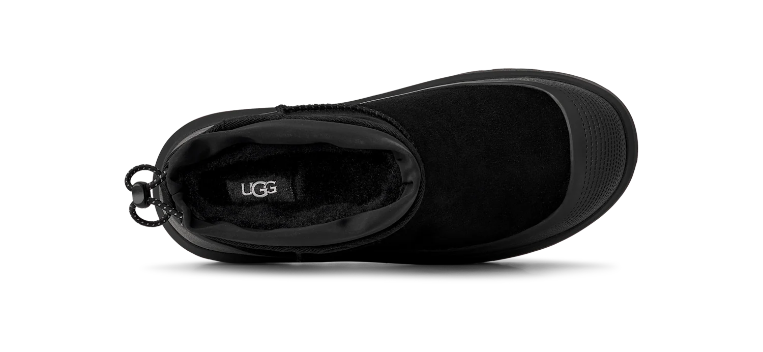 UGG Classic Ultra Mini Weather Hybrid Boot Black, Black/Black (1174196-BBLC)