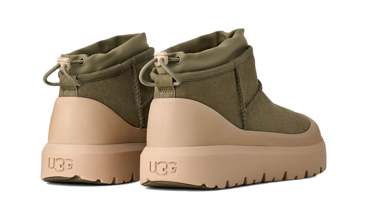 UGG Classic Ultra Mini Weather Hybrid Boot Burnt Olive Mustard Seed