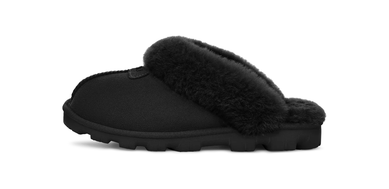 UGG Coquette Slipper Black, Black (5125-BLK)