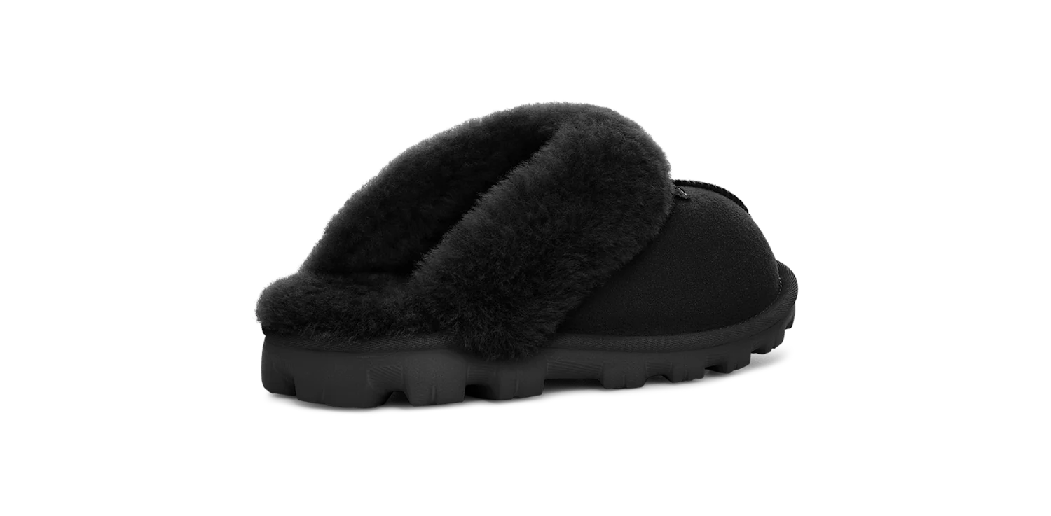 UGG Coquette Slipper Black, Black (5125-BLK)