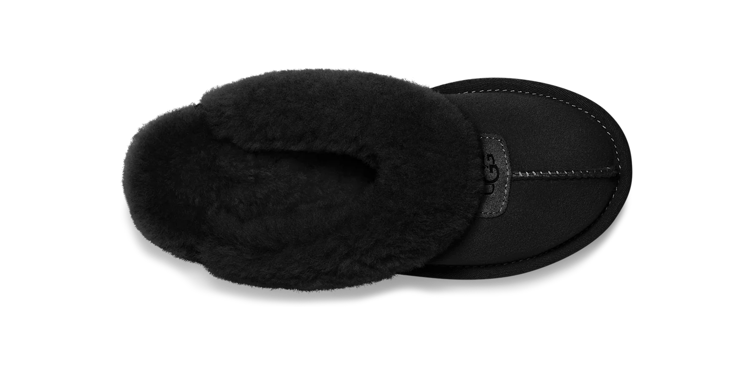 UGG Coquette Slipper Black, Black (5125-BLK)