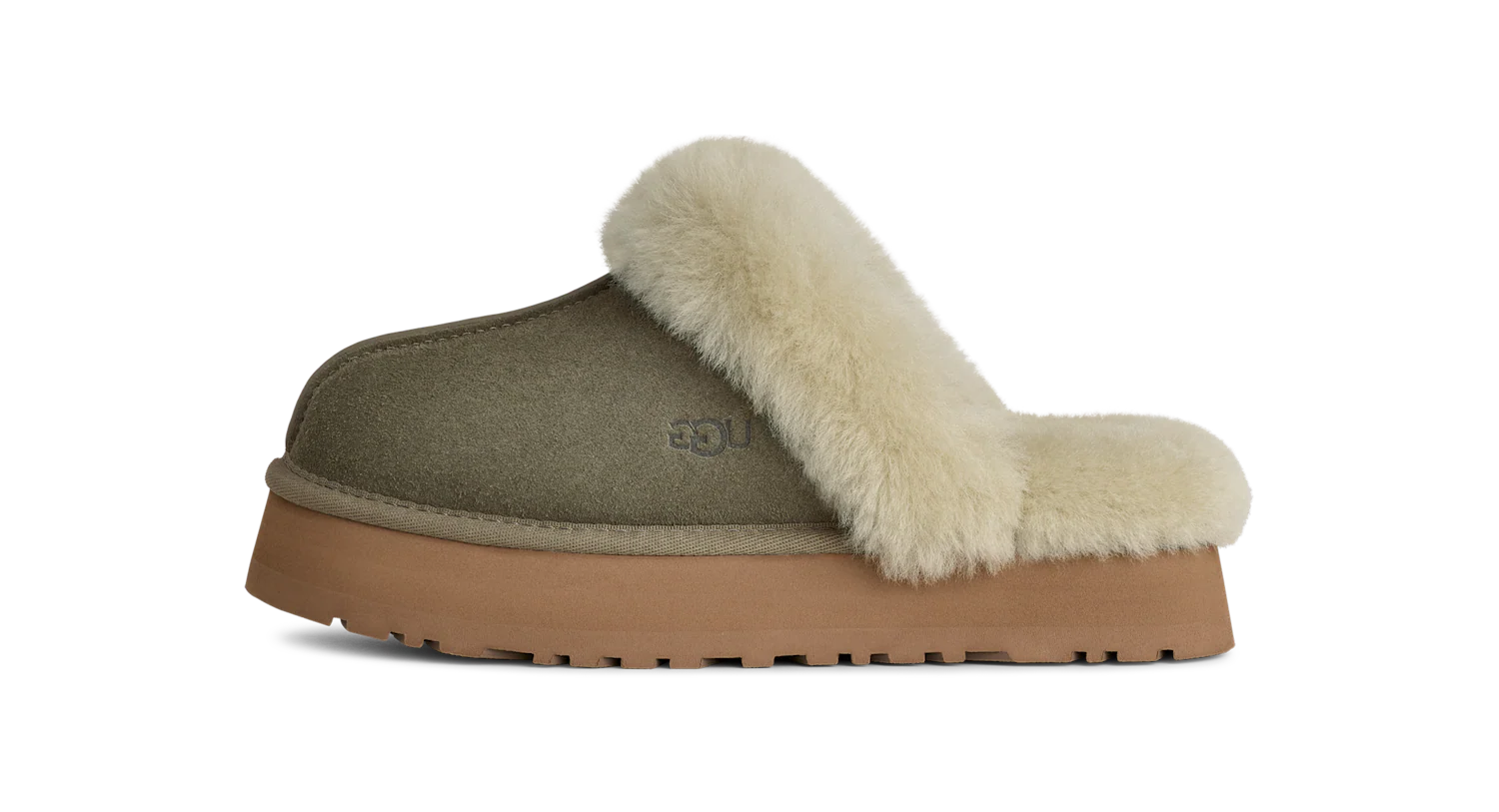 UGG Disquette Slipper Moss Green Muted Brass, Moss Green/Muted Brass (1122550-MRNM)