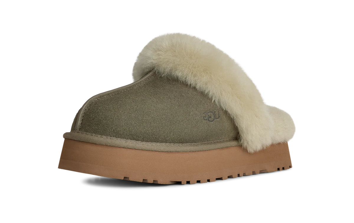 UGG Disquette Slipper Moss Green Muted Brass