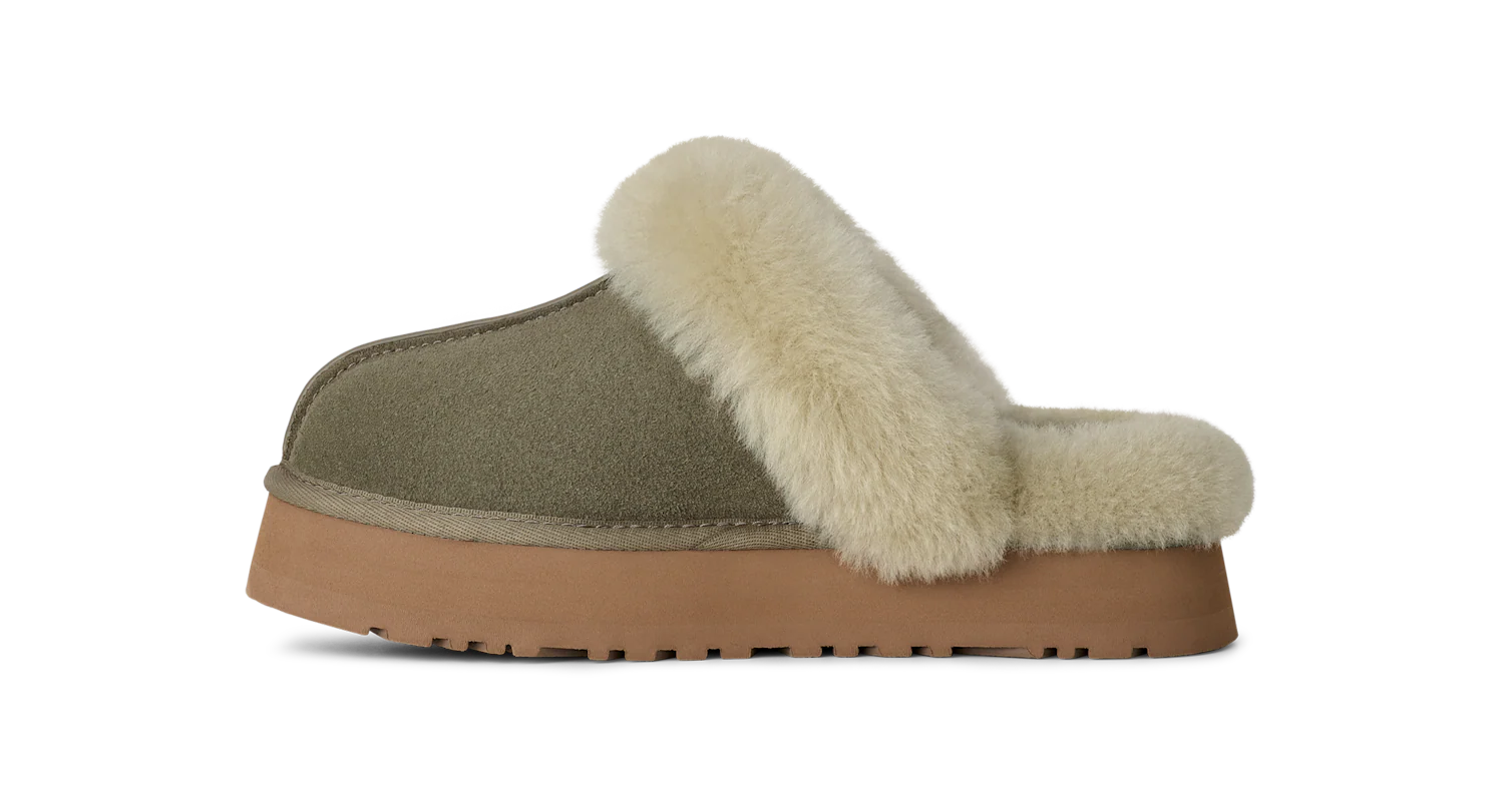 UGG Disquette Slipper Moss Green Muted Brass, Moss Green/Muted Brass (1122550-MRNM)
