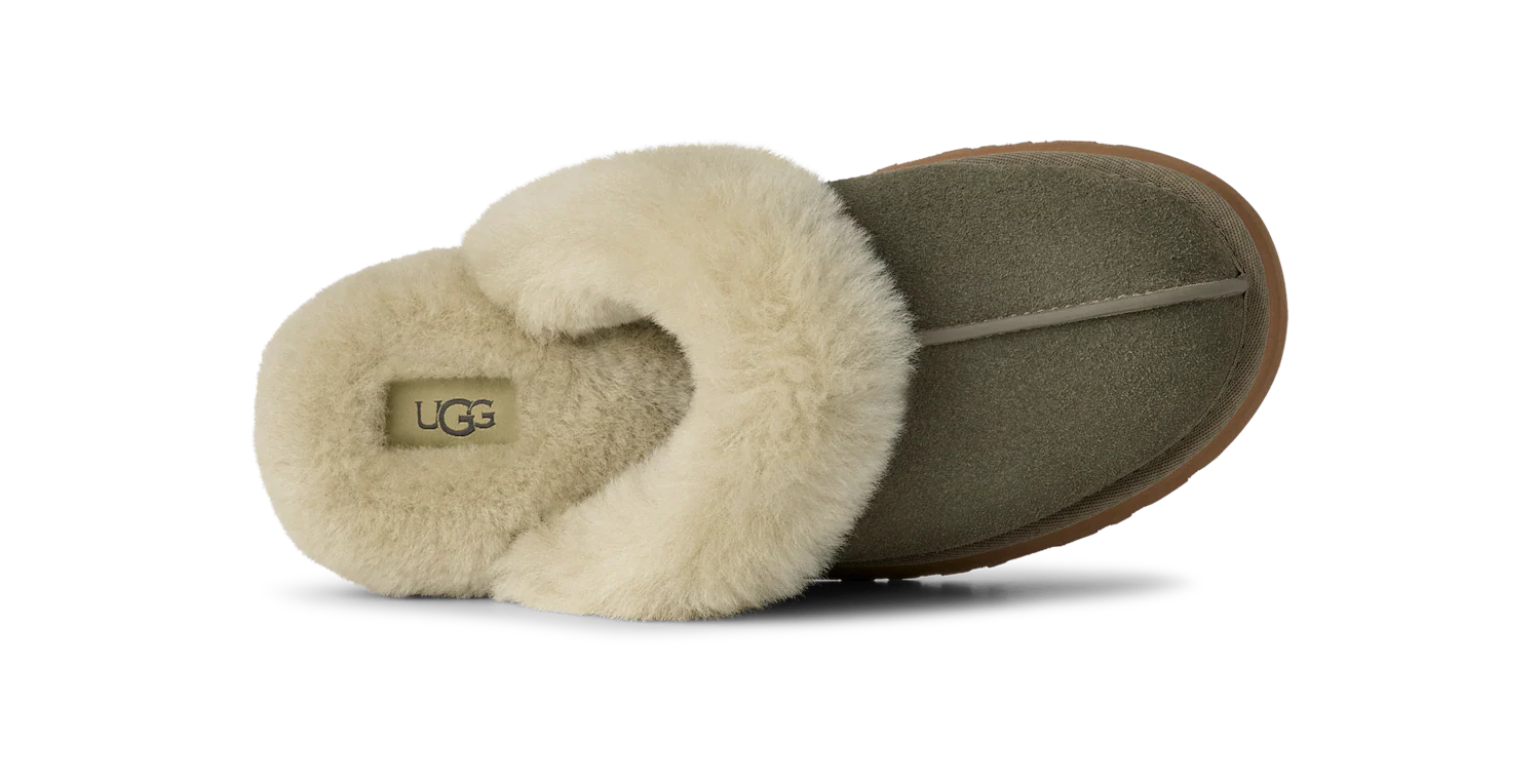 UGG Disquette Slipper Moss Green Muted Brass, Moss Green/Muted Brass (1122550-MRNM)