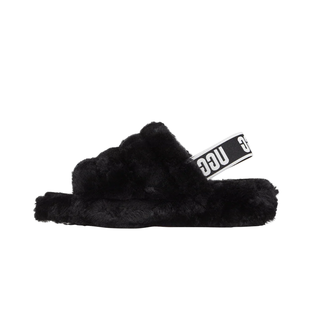UGG Fluff Yeah Slide Black