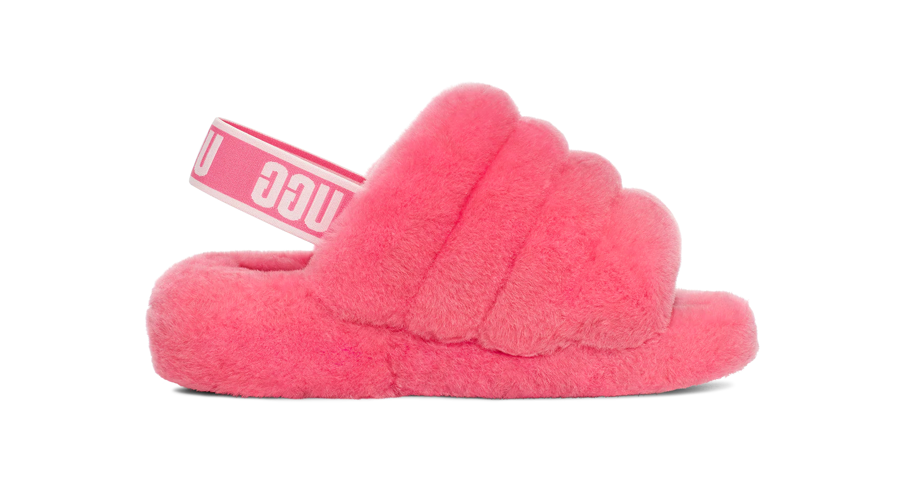 UGG Fluff Yeah Slide Pink Rose, Pink Rose (1095119-PKRS)