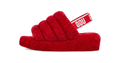 UGG Fluff Yeah Slide Ribbon Red