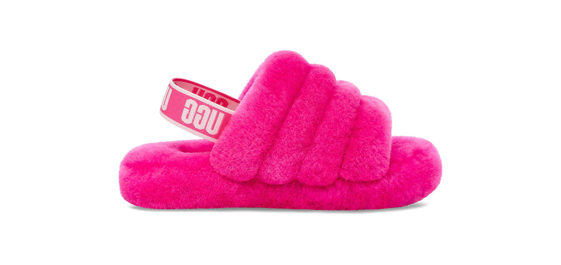 UGG Fluff Yeah Slide Rock Rose (Kids), Rock Rose/Rock Rose (1098494K-RCR)
