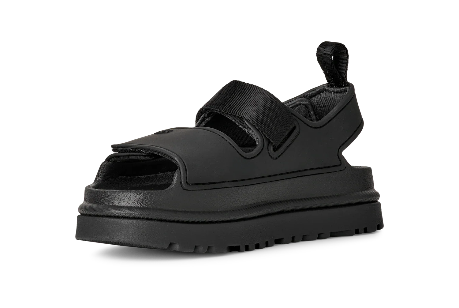 UGG GoldenGlow Sandal Black (Kids), Black (1152813K-BLK)