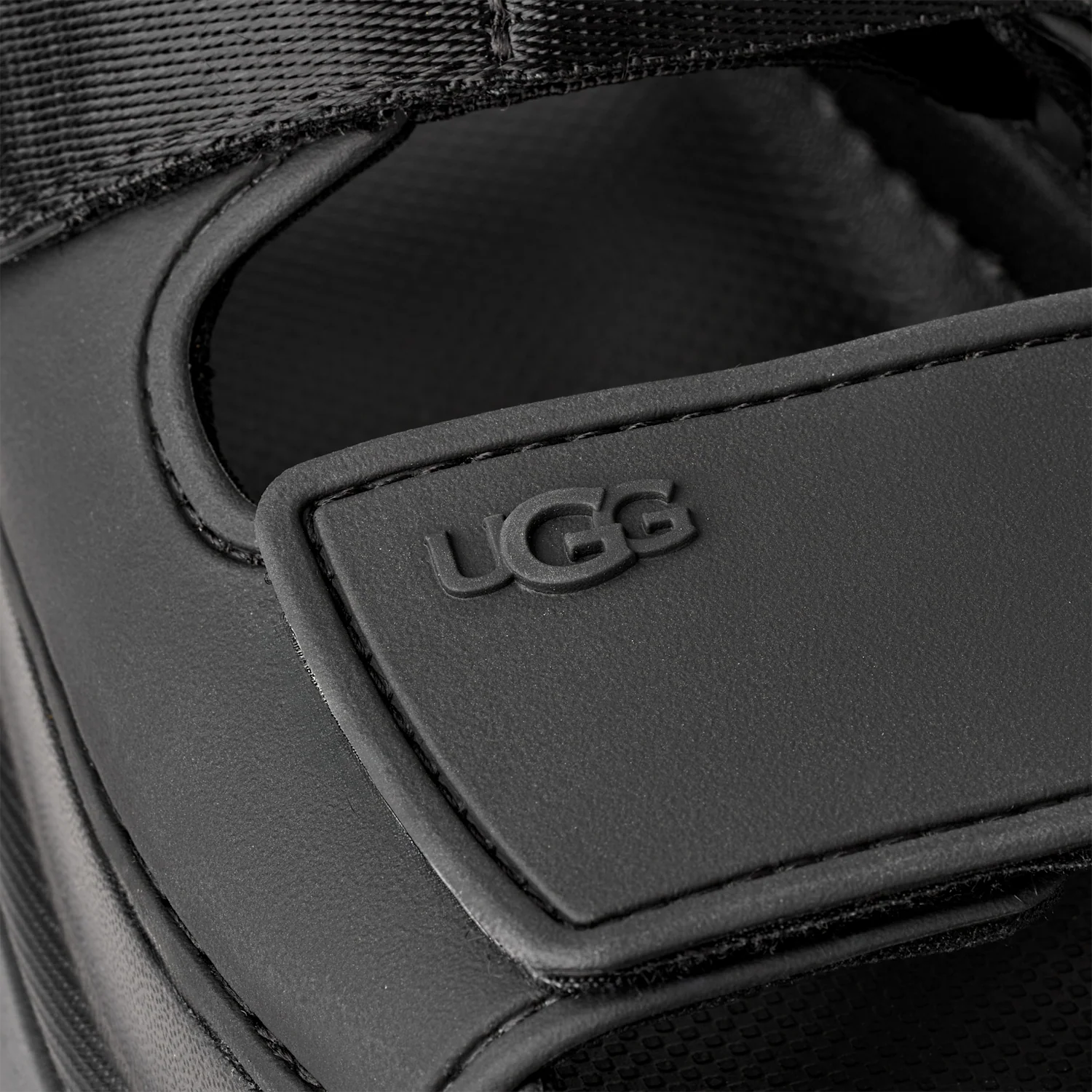 UGG GoldenGlow Sandal Black (Kids), Black (1152813K-BLK)