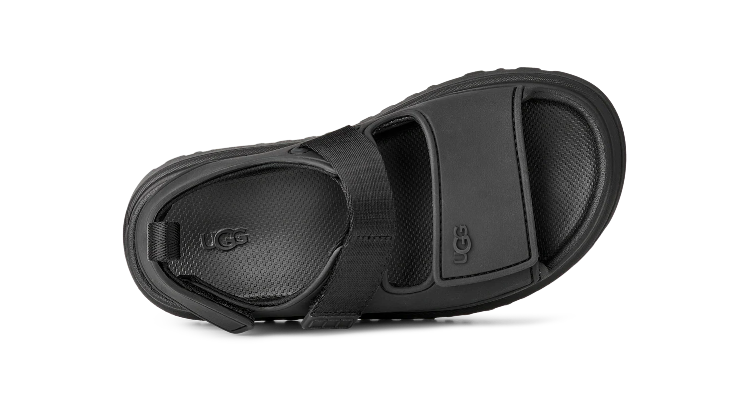 UGG GoldenGlow Sandal Black (Kids), Black (1152813K-BLK)