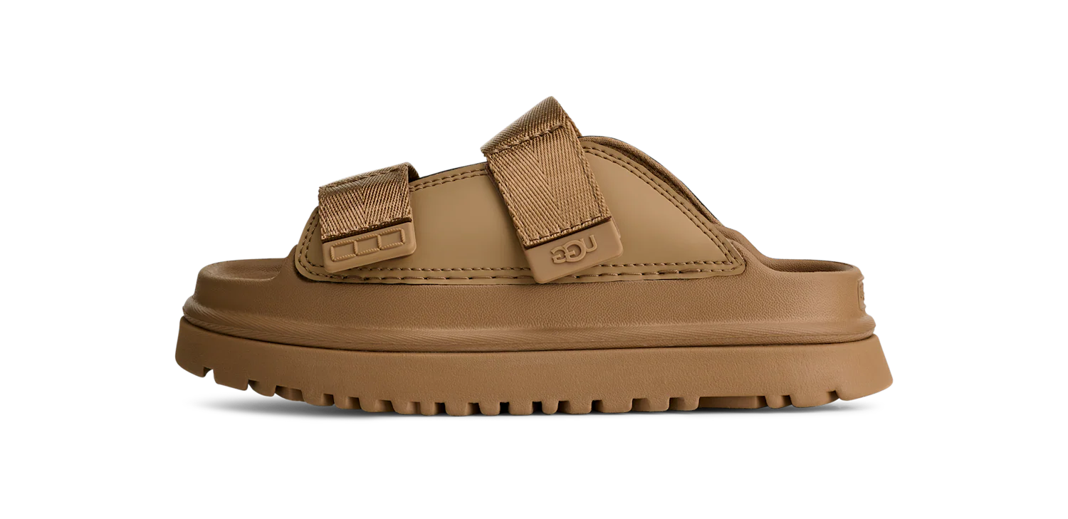 UGG GoldenGlow Slide Dark Sand (Kids), Dark Sand (1166513K-DND)