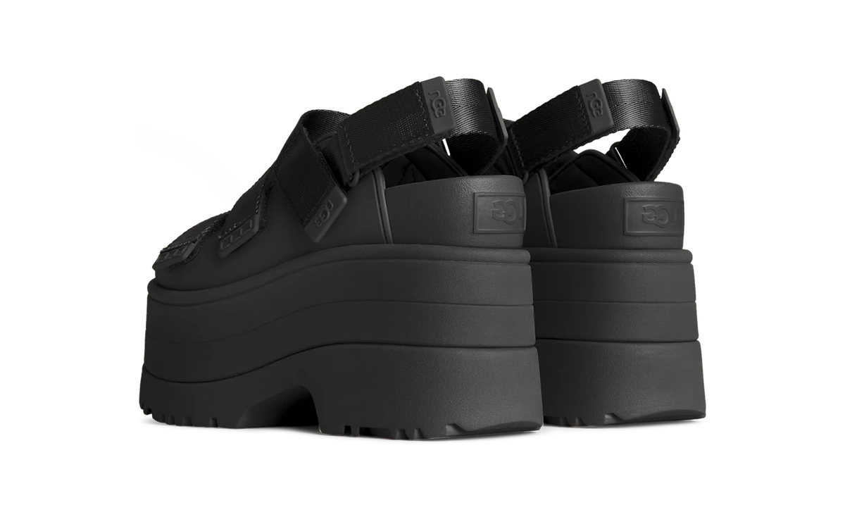 UGG GoldenRise Platform Sandals Black