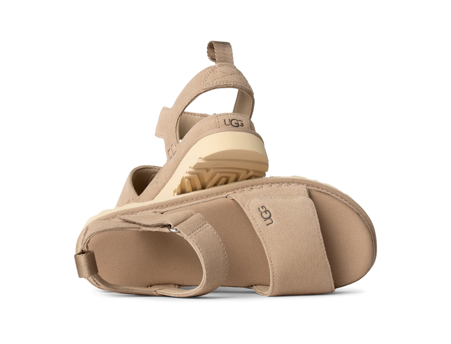 UGG Goldenstar Platform Sandal Sand, Sand (1136783-SAN)