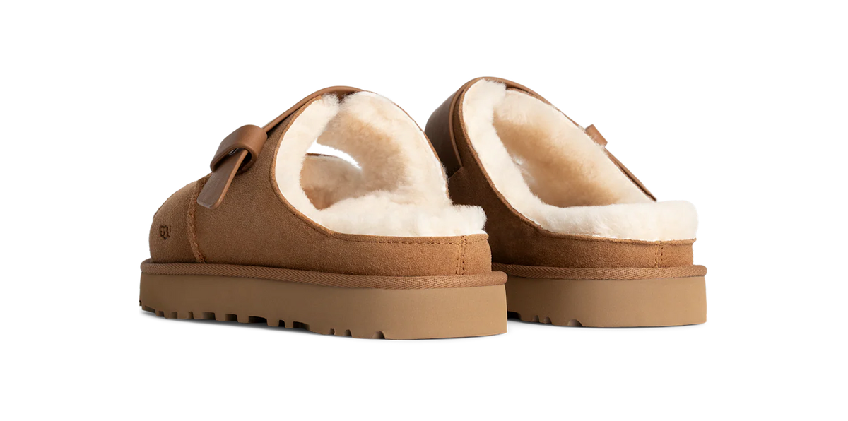UGG Greenport Strap Slide Chestnut