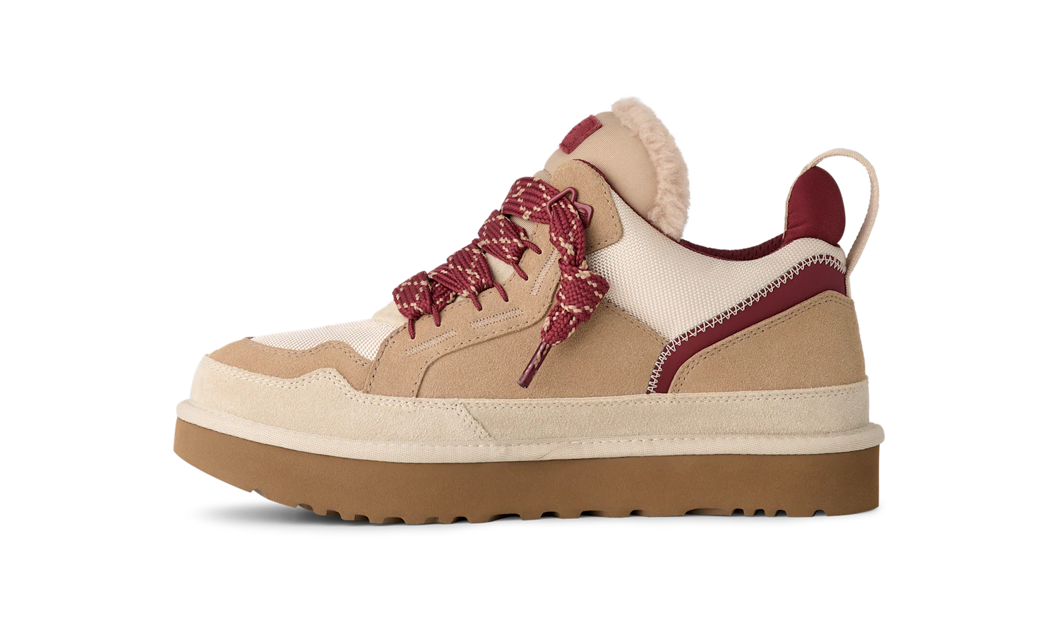 UGG Lowmel Driftwood Biking Red, Driftwood/Biking Red (1170750-DWD)