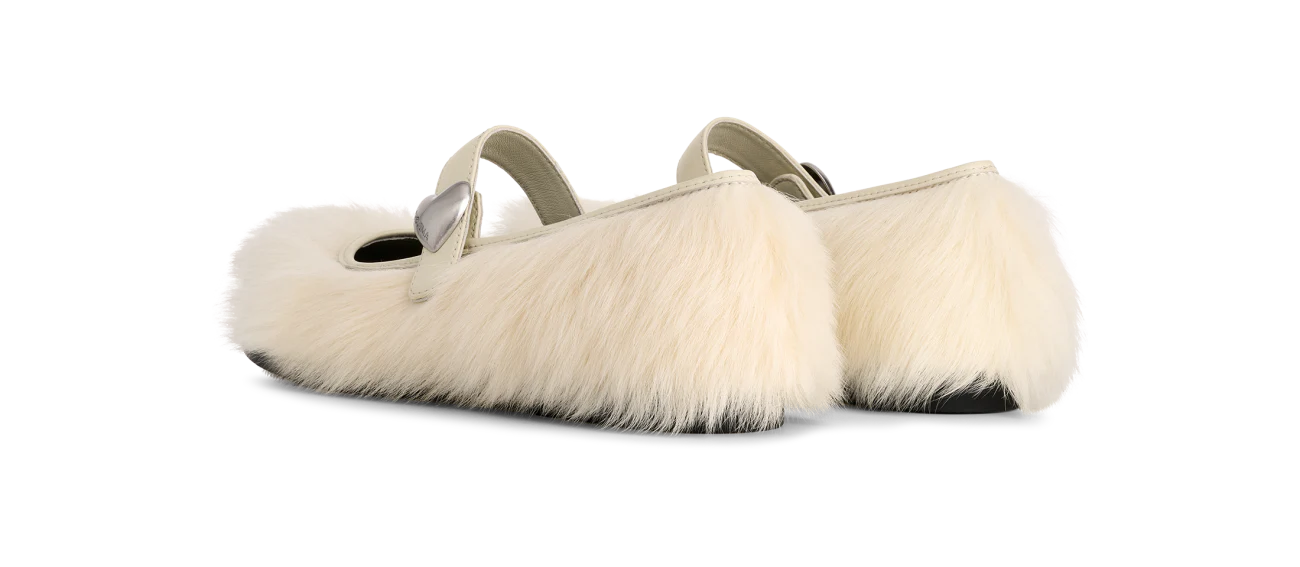 UGG Mary Jane AMBUSH White, White/Black (1172910-WHT)