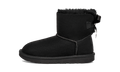 UGG Mini Bailey Bow II Boot Black (Kids)