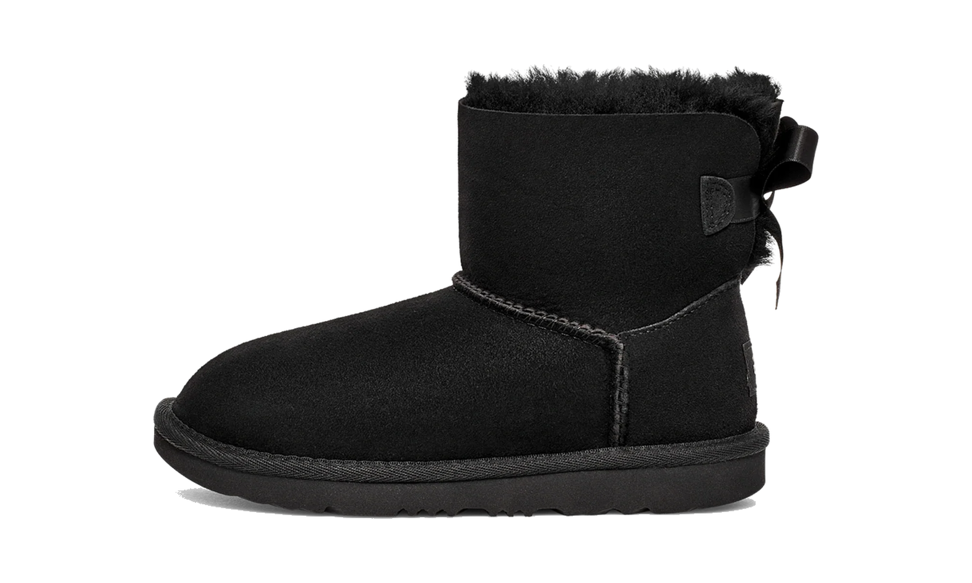 UGG Mini Bailey Bow II Boot Black (Kids)