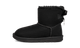 UGG Mini Bailey Bow II Boot Black (Kids)