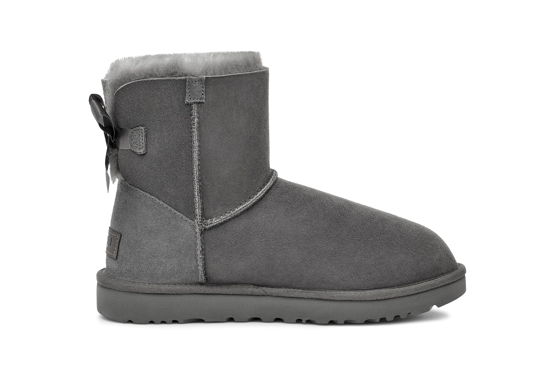 UGG Mini Bailey Bow II Boot Grey, Grey (1016501-GREY)