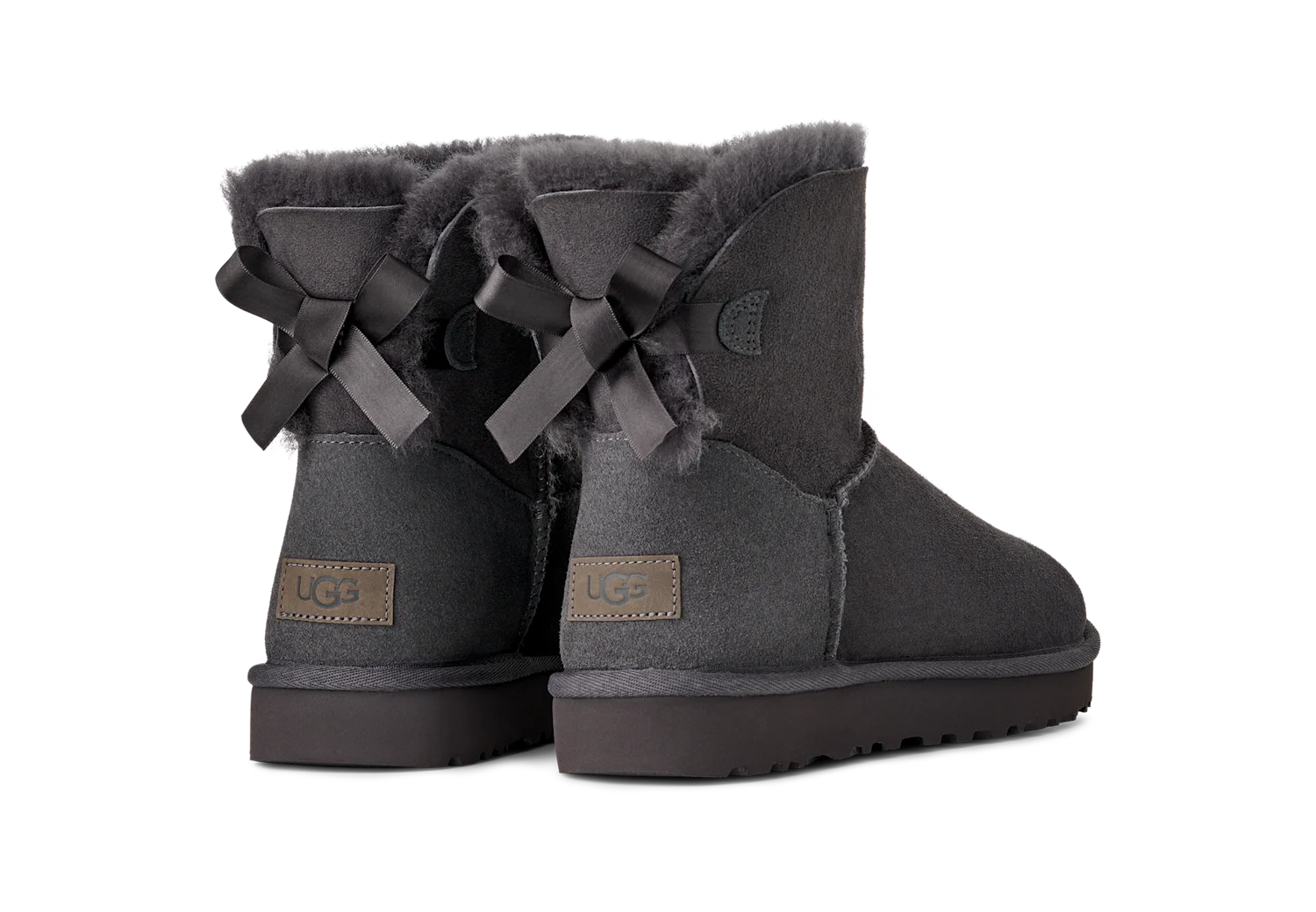 UGG Mini Bailey Bow II Obsidian, Obsidian (1016501-OBS)