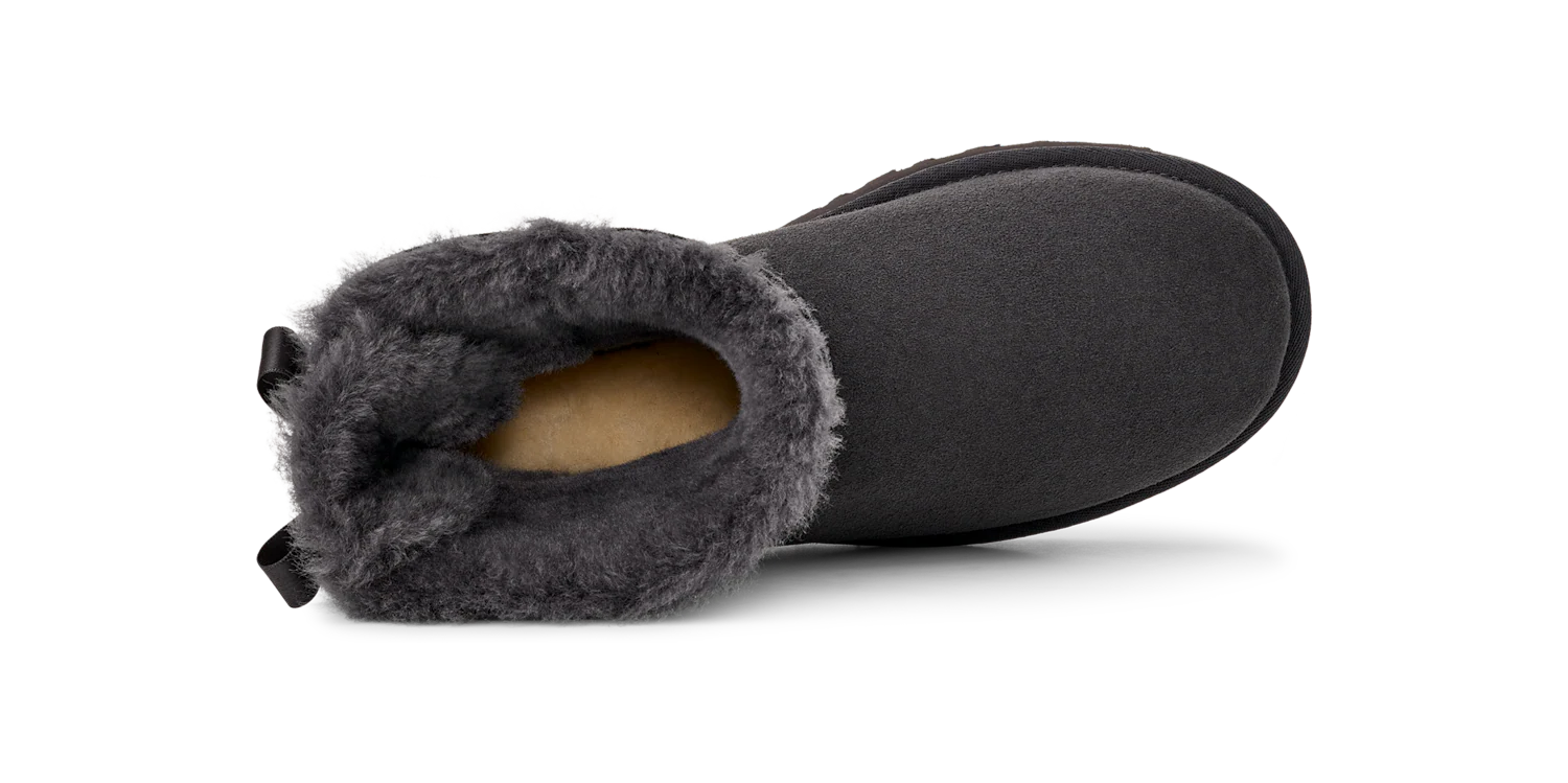 UGG Mini Bailey Bow II Obsidian, Obsidian (1016501-OBS)