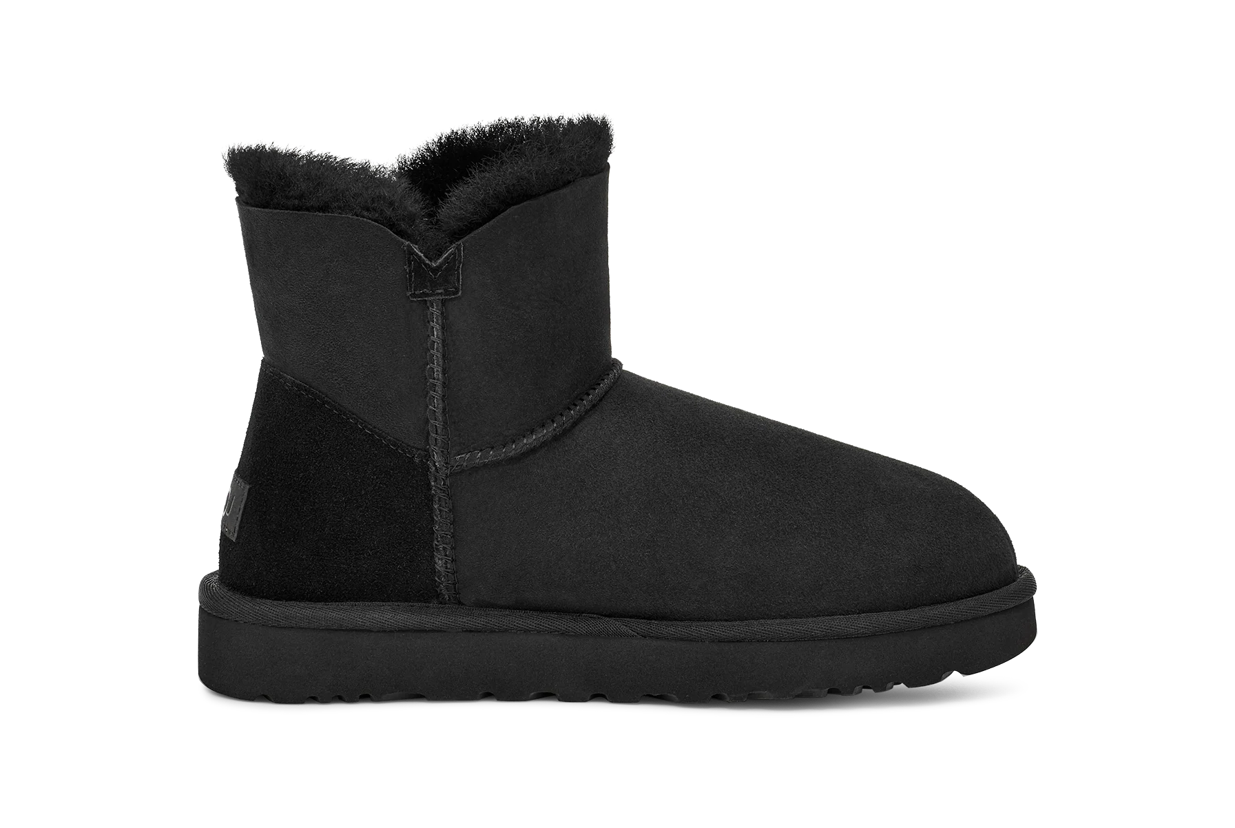 UGG Mini Bailey Button Boot Black, Black (1016422-BLK)