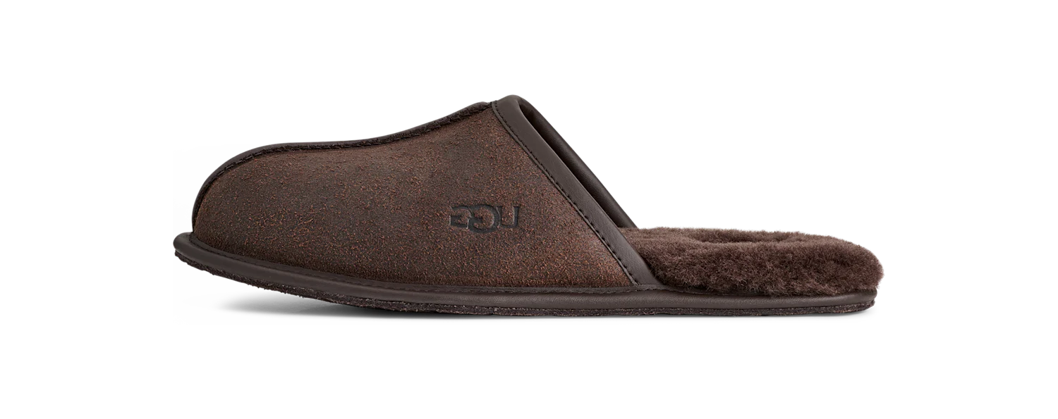 UGG Scuff Leather Distressed Slipper Dusted Cocoa, Dusted Cocoa (1171294-DDC)