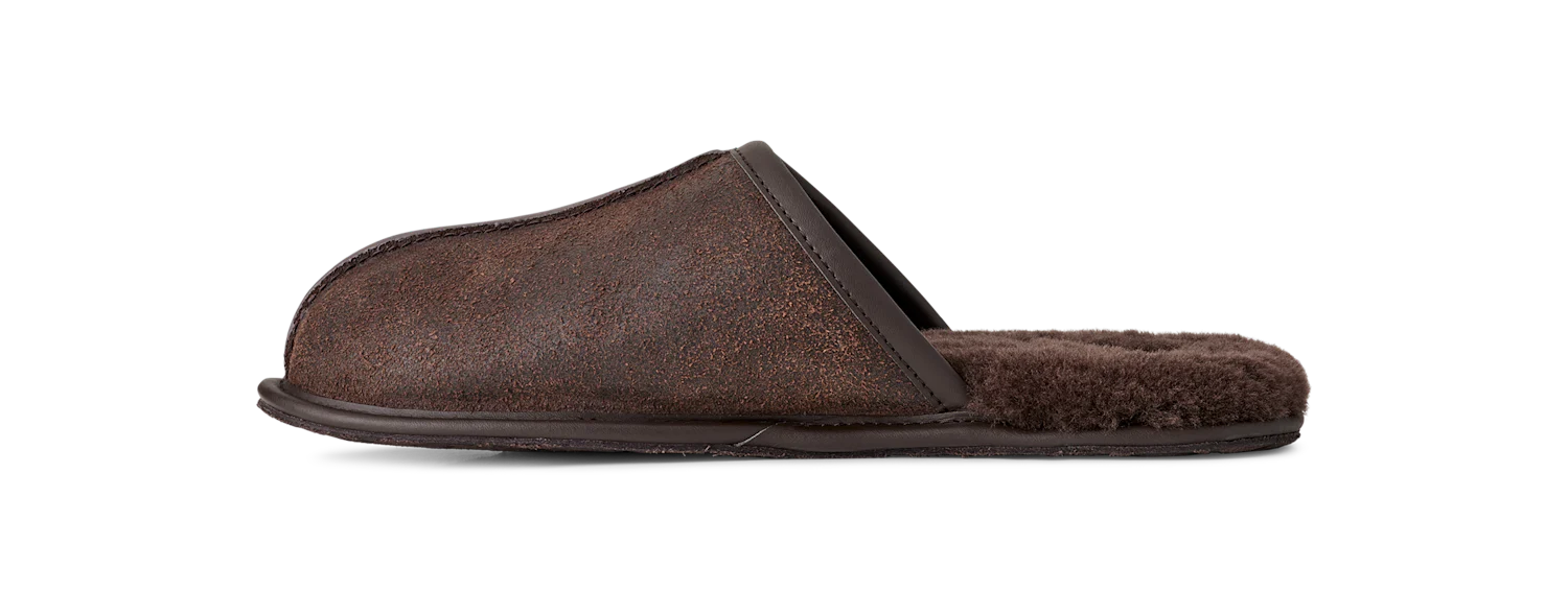 UGG Scuff Leather Distressed Slipper Dusted Cocoa, Dusted Cocoa (1171294-DDC)