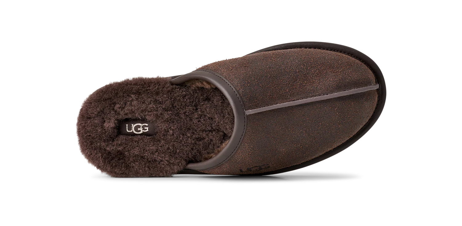 UGG Scuff Leather Distressed Slipper Dusted Cocoa, Dusted Cocoa (1171294-DDC)