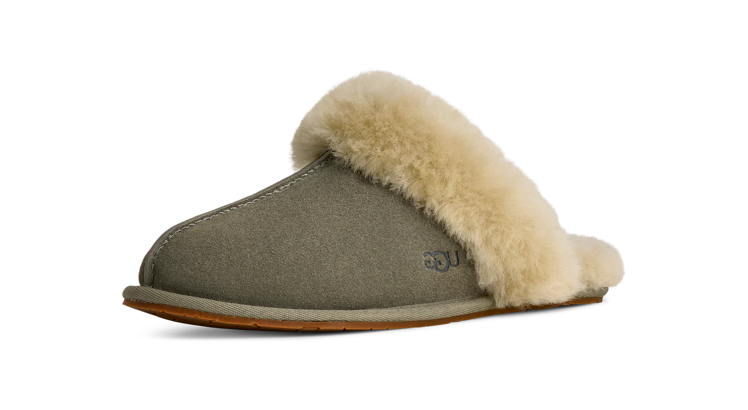 UGG Scuffette II Slipper Moss Green Muted Brass, Moss Green/Muted Brass (1106872-MRNM)