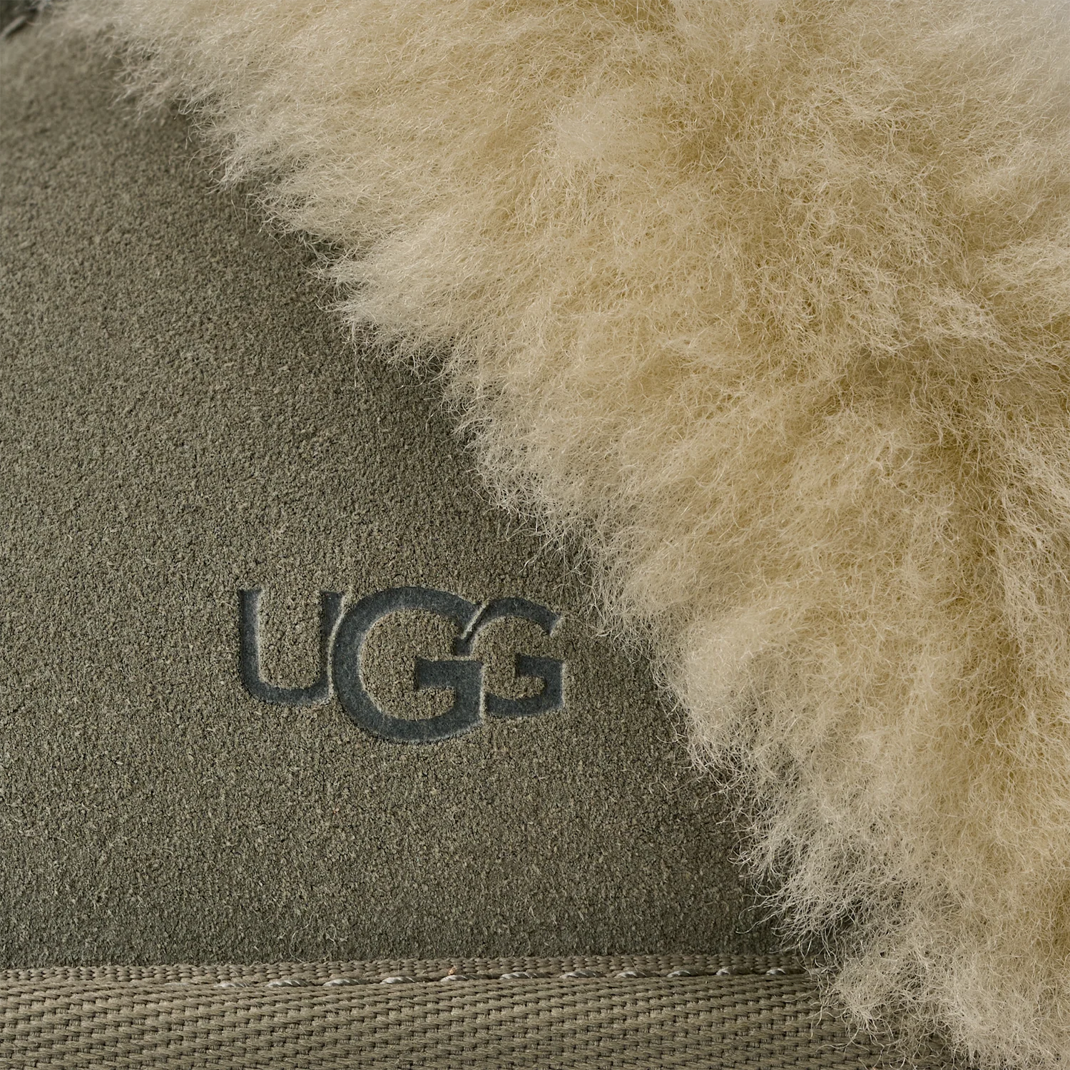 UGG Scuffette II Slipper Moss Green Muted Brass, Moss Green/Muted Brass (1106872-MRNM)