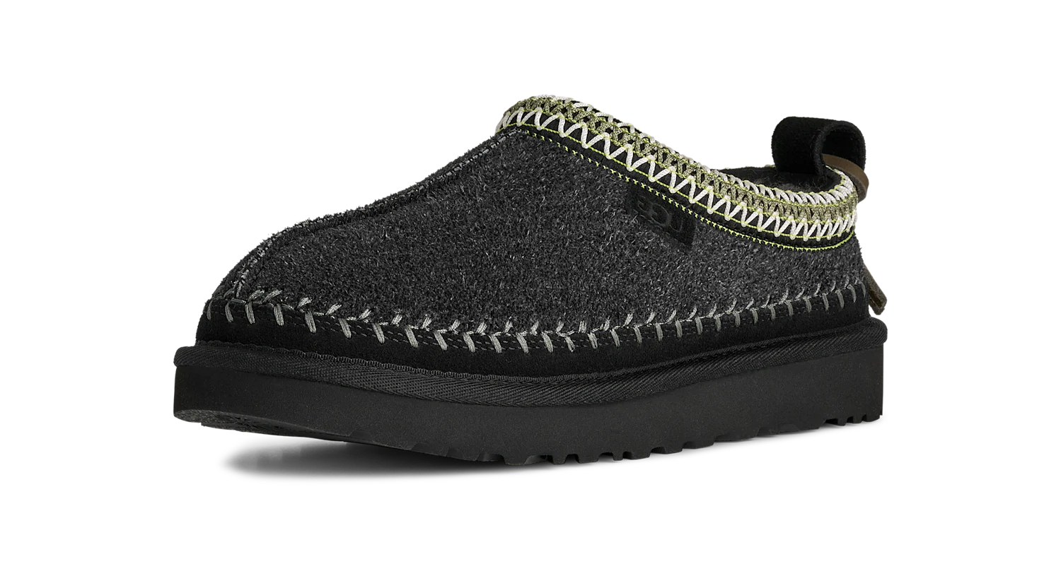 UGG Tasman Biarritz Slipper Black, Black (1171444-BLK)