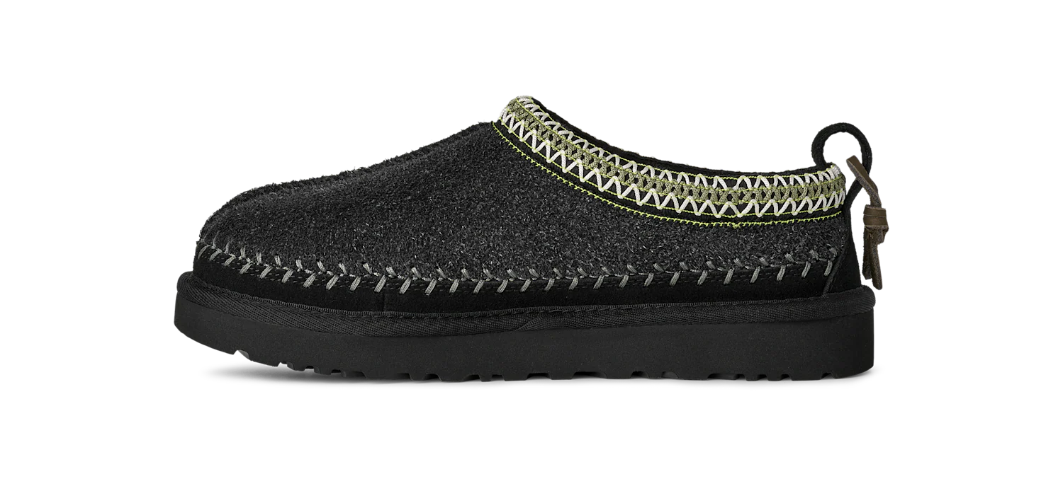 UGG Tasman Biarritz Slipper Black, Black (1171444-BLK)