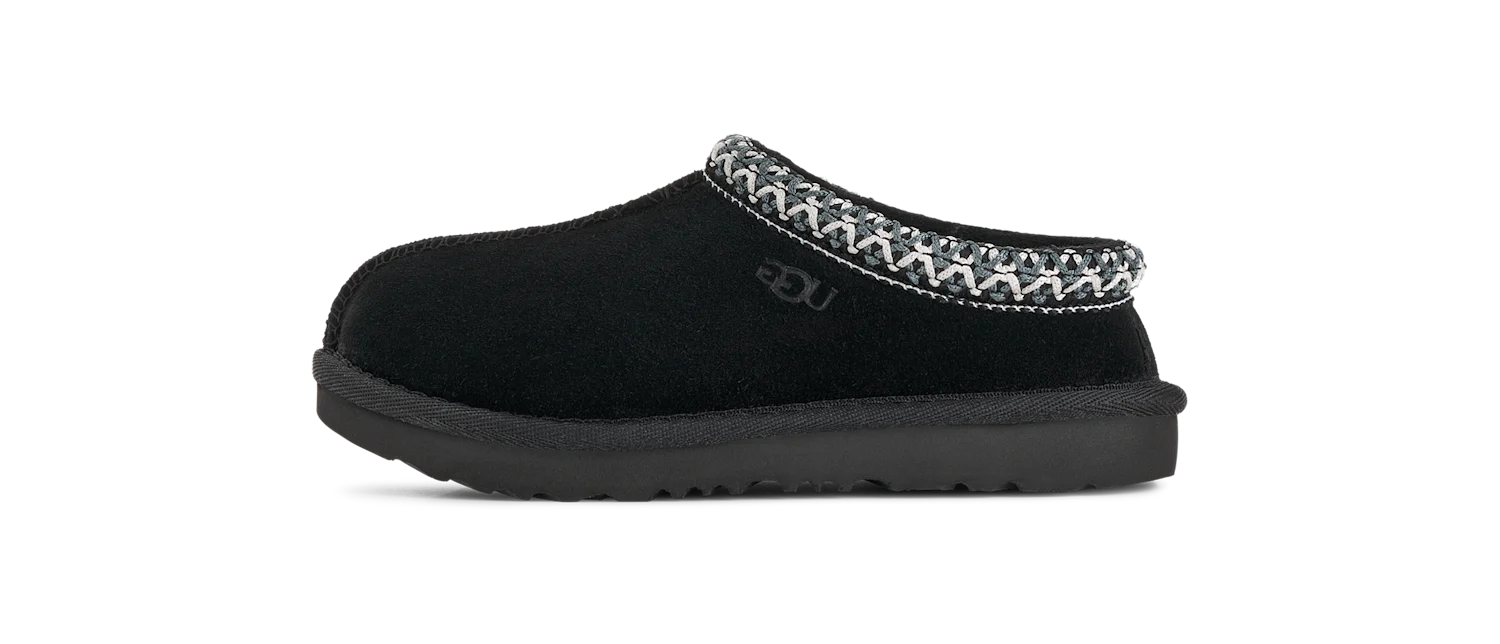 UGG Tasman II Slipper Black (Kids), Black (1019066K-BLK)