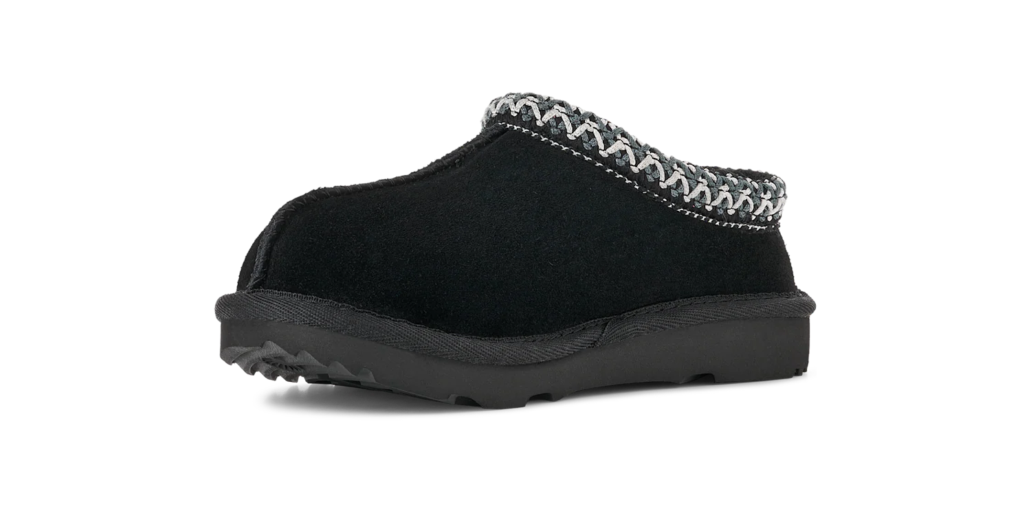 UGG Tasman II Slipper Black (Kids), Black (1019066K-BLK)
