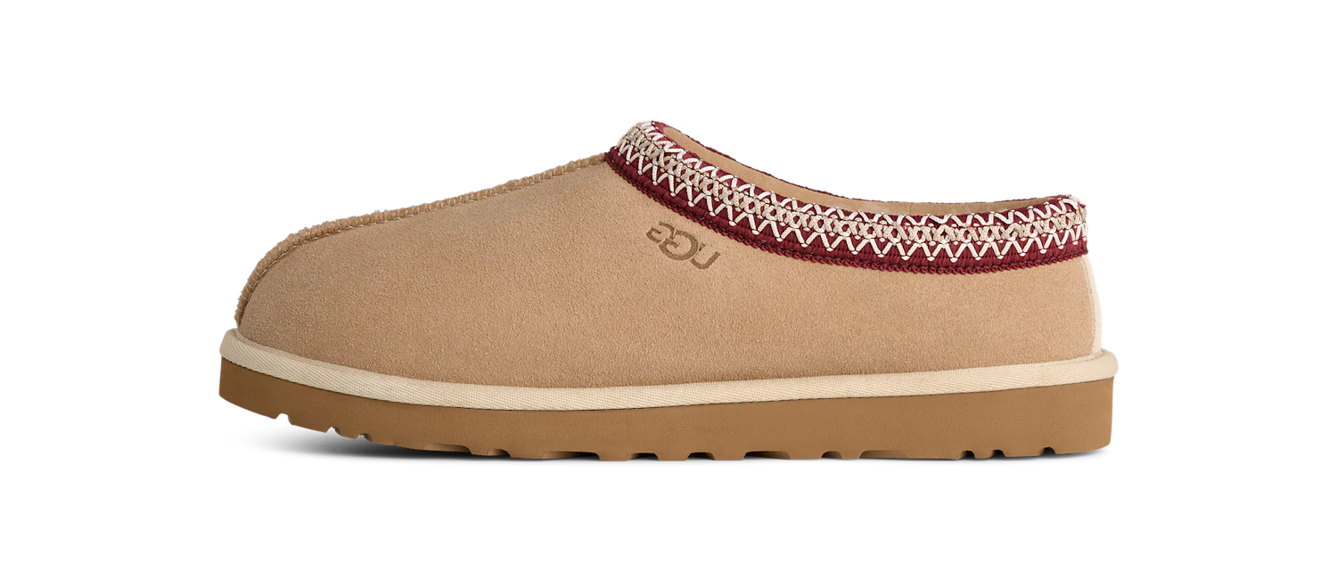 UGG Tasman II Slipper Driftwood Biking Red, Driftwood/Biking Red (1174671-DWD)