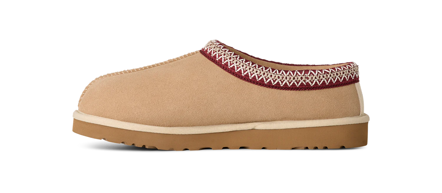 UGG Tasman II Slipper Driftwood Biking Red, Driftwood/Biking Red (1174671-DWD)