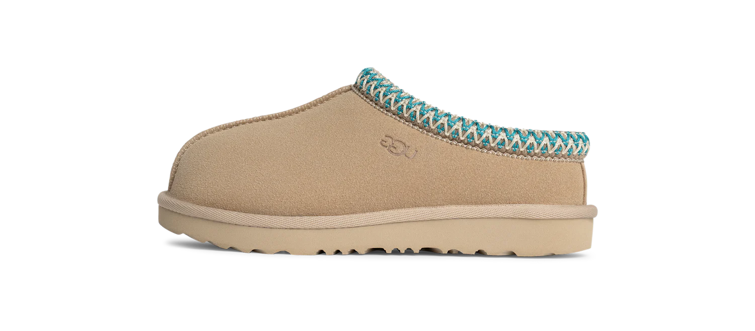 UGG Tasman II Slipper Driftwood White Pepper (Kids), Driftwood/White Pepper (1019066K-DRF)