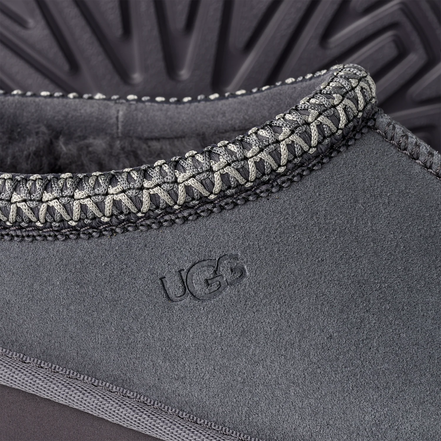 UGG Tasman II Slipper Obsidian (Kids), Obsidian (1019066K-OBS)